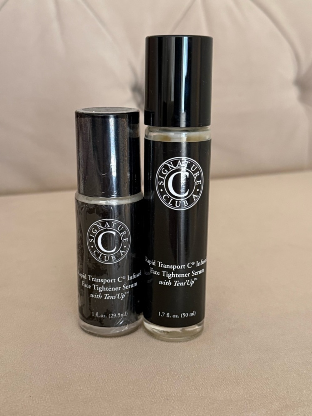 Signature A club Black Face Tightener Serum - Rapid Transport C® Infusion